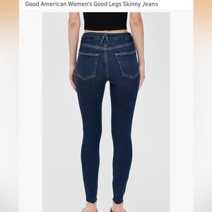 Good American Skinny Jeans. WORN ONCE! SZ 8 SZ 29 Length 28